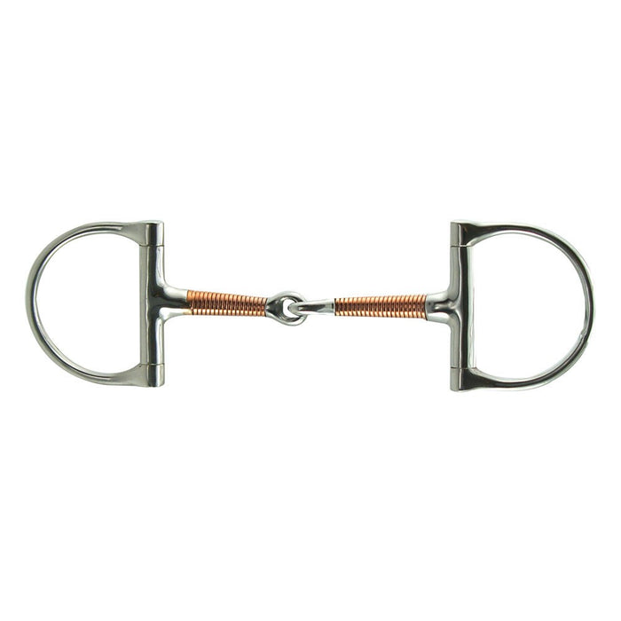 Copper Dee Wire Wound Mouth Stainless Steel Bit 5"