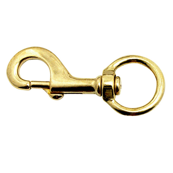 #225 Solid Brass Round Eye Snap 1-1/4"