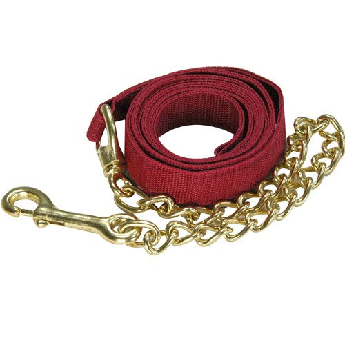 Poly Web 6' Lead with Brass Plated Chain