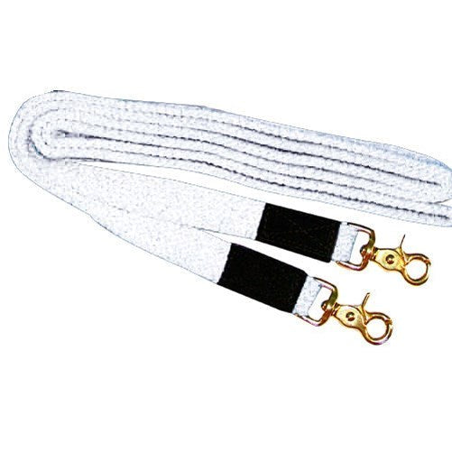 8' Flat Nylon Braided Reins with Trigger Snaps