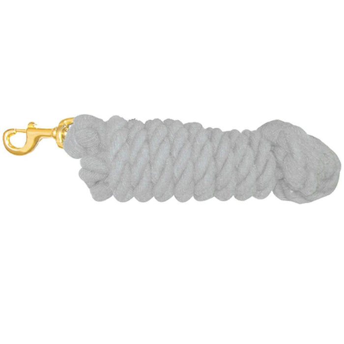 Heavy Duty Cotton Lead Rope with Brass Snap 3/4" x 10'