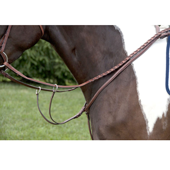Exselle Fancy Square Raised Breastplate - Mid Brown/Oversize