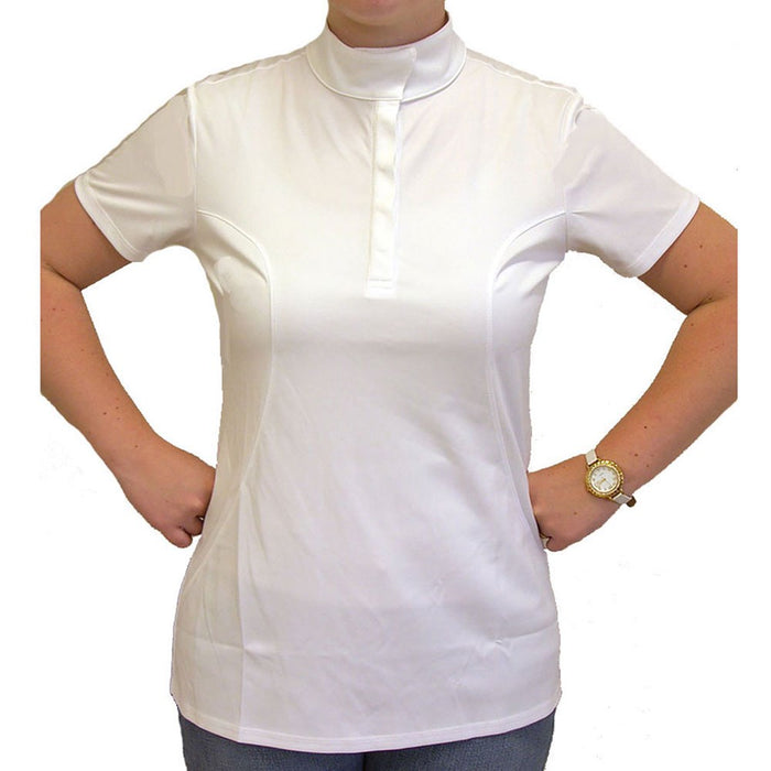 WOW Ladies Level One Show Riding Shirt - White