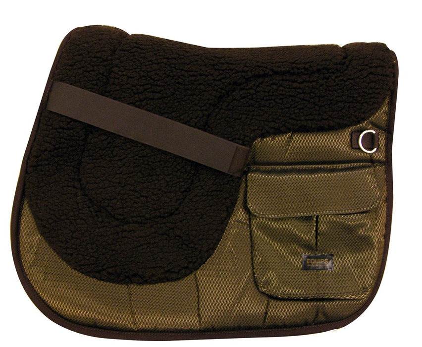 English Comfort Plus Pocket Pad - Brown/Gold Basketweave