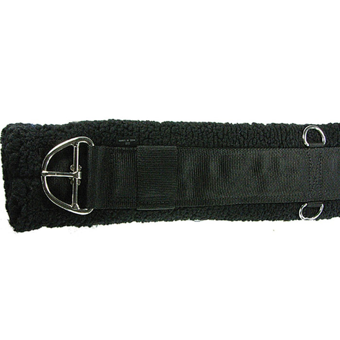 Western Fleece Girth with Nickle Plate Buckles