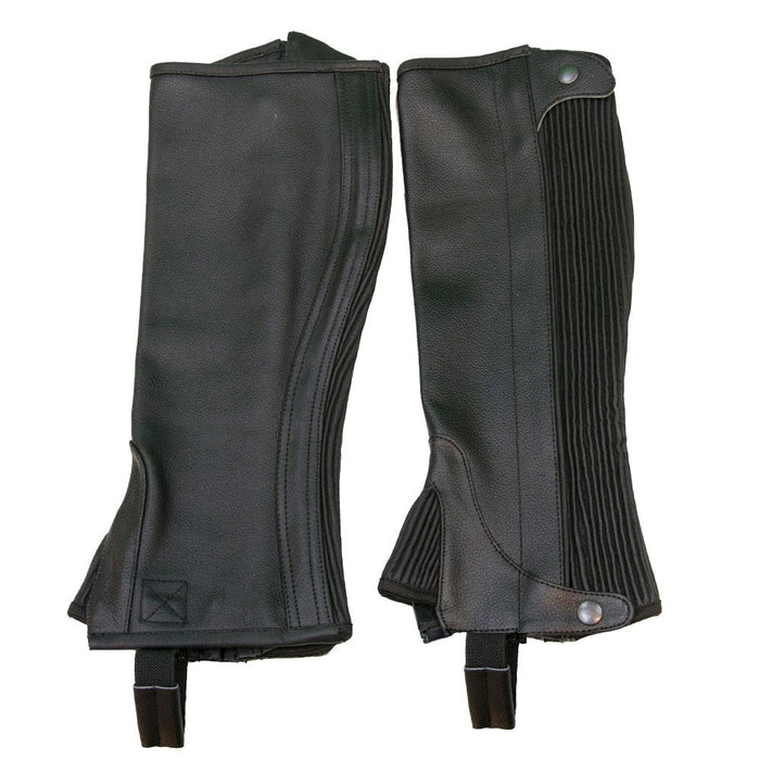Equine Athletics Adult Leather Half Chaps Zip (Discontinued)
