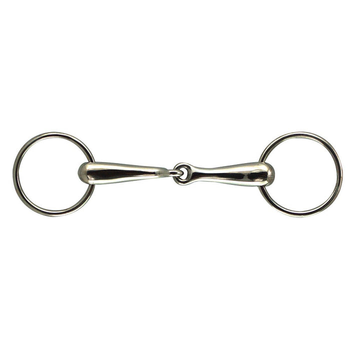 Loose Ring Thick Hollow Stainless Steel Mouth Snaffle Bit (Discontinued)