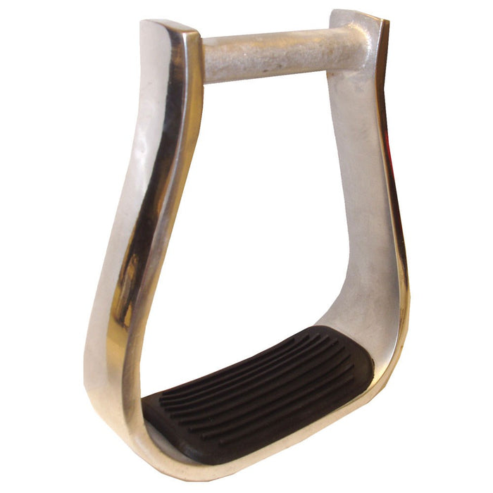 Aluminum Western Stirrup with Rubber Pad