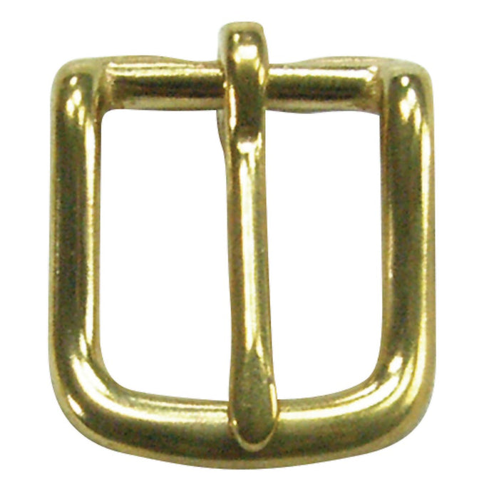 #12 Solid Brass Buckle 3/8" with Heavy 2.4mm Tongue