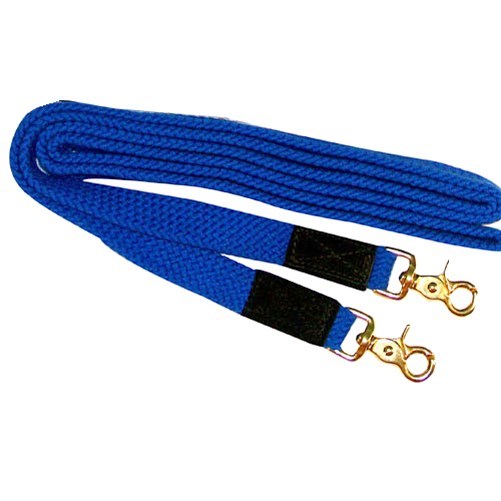 8' Flat Nylon Braided Reins with Trigger Snaps (Discontinued)