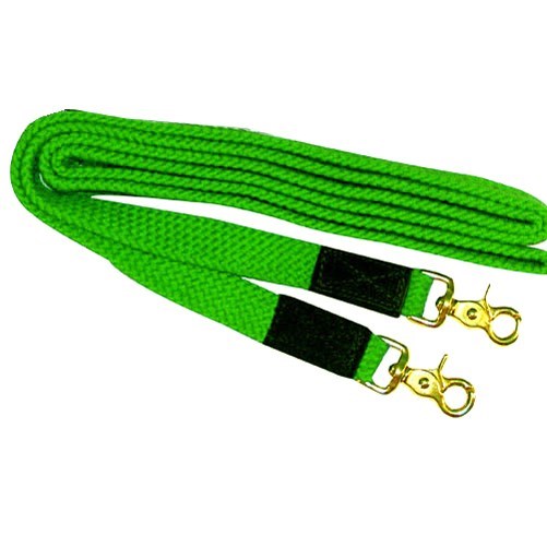8' Flat Nylon Braided Reins with Trigger Snaps