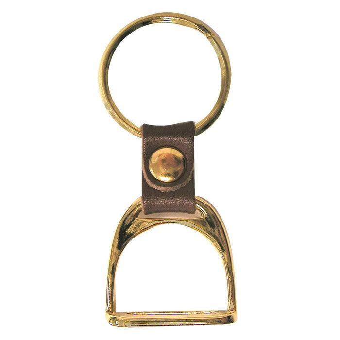 Stirrup Riveted Leather Key Fob