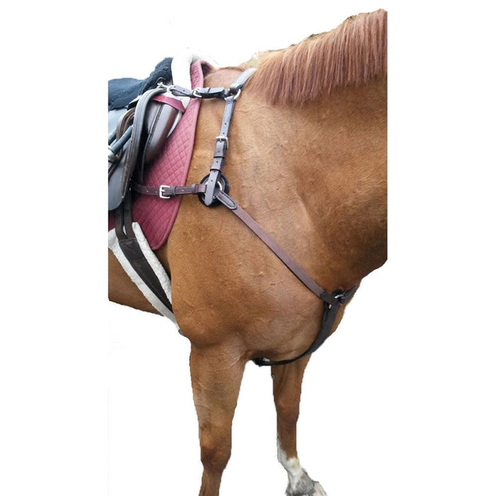 Pro-Trainer 5 Way Breastplate - Brown (Discontinued)