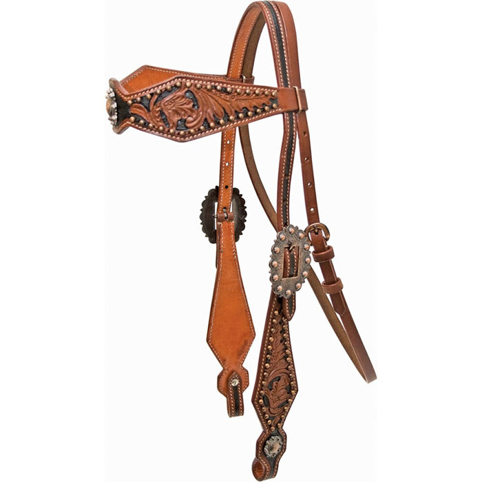 Studded Floral Headstall