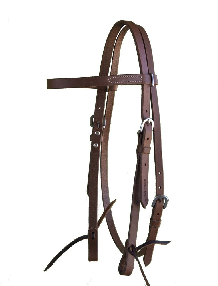 Shenandoah Headstall Browband Harness Leather — Warehorse