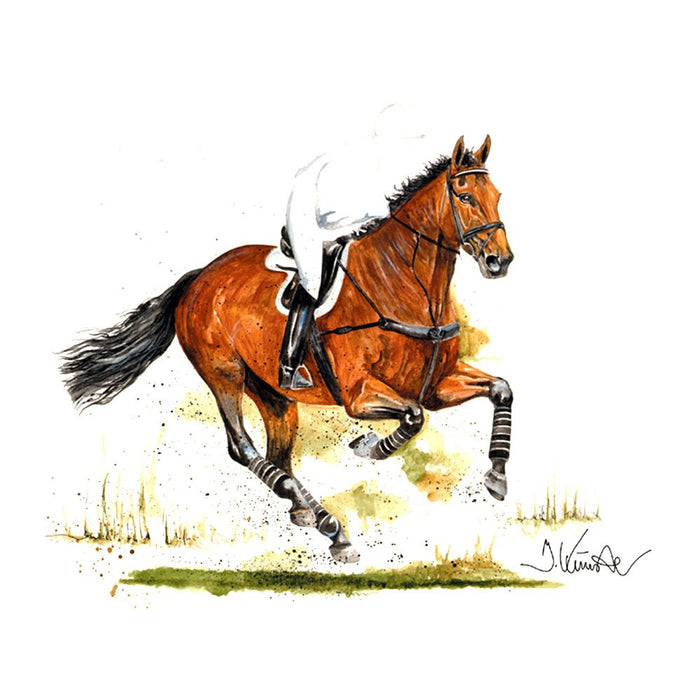 Whisky 2 Cross Country Matted 7.75" X 11.75" Print
