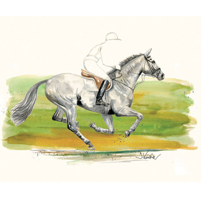 Perry Cross Country Horse 19.75" X 27.5" Print