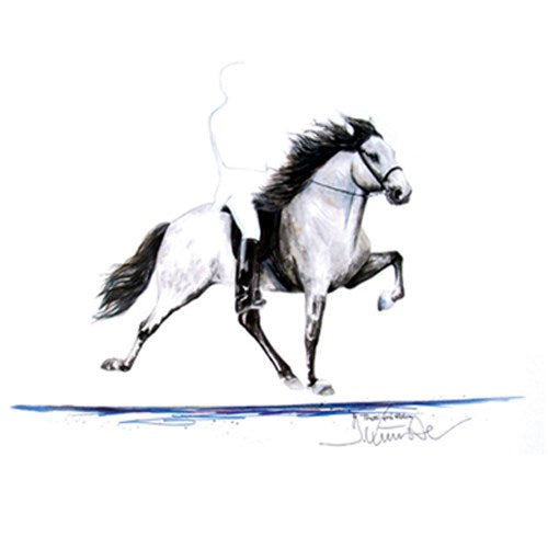 Thotti (Icelandic Horse) Horse 19.75" X 27.5" Print