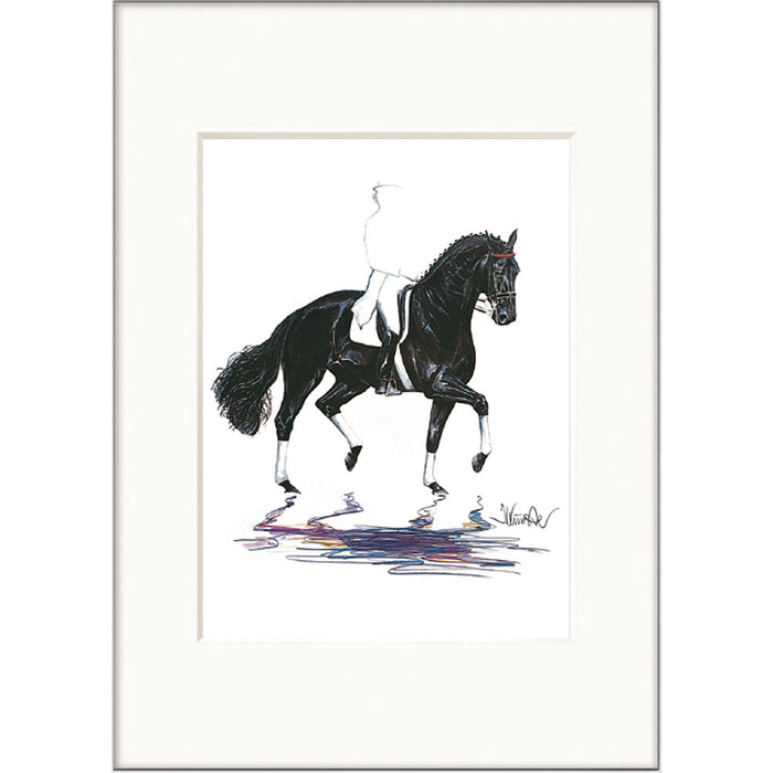 Baccara 2 Matted Size 7 3/4" X 11 3/4" Print