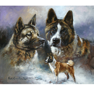 The Akita Print