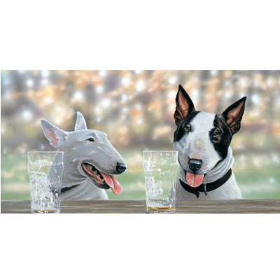 Your Round (Eng. Bull Terriers) Print