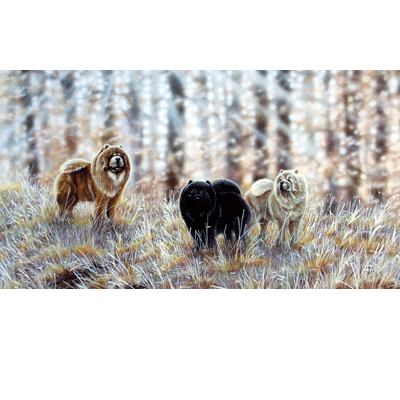 Chows Giclee Print