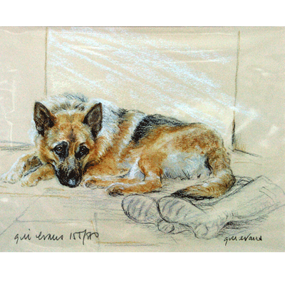 German Shepherd Print