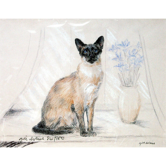 Seal Point Siamese Cat Print