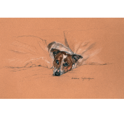 Ratty's Day Off (Giclee) Jack Russell Print