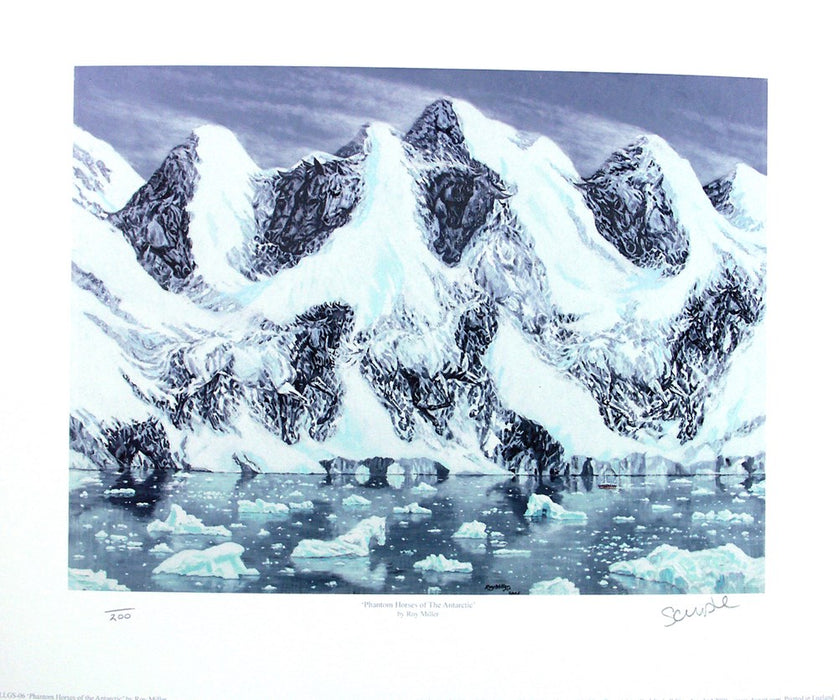 Phantom Horses of Antarctica (Giclee Small) Print