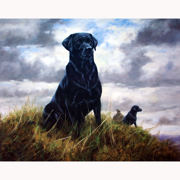 My Best Friend (Black Lab) Print