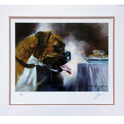 Temptation (Boxer) Giclee Mounted Print