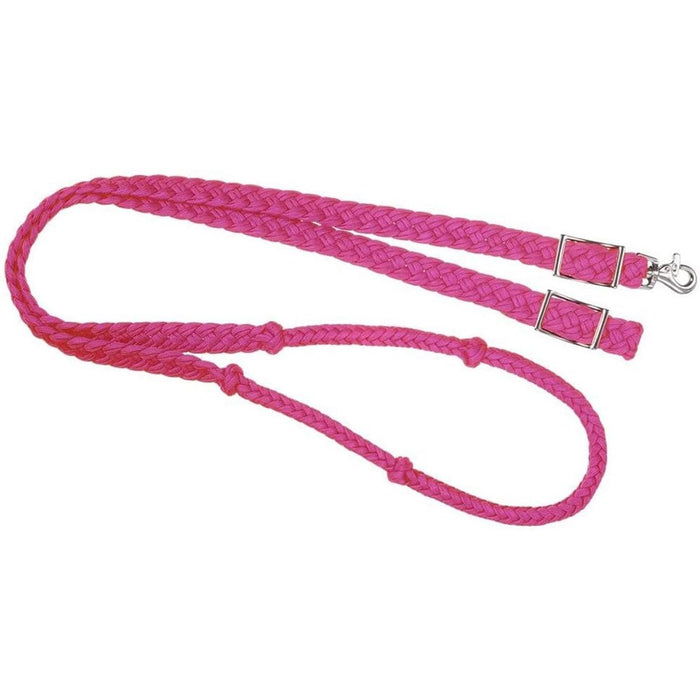 Braided Knotted Flat Roping Reins