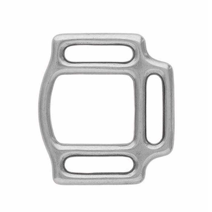 #370 Stainless Steel Flat Halter Square 1"
