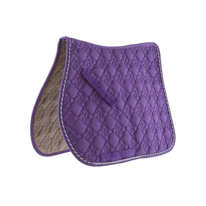 Roma Ecole Flower Diamond Quilt All Purpose Saddle Pad